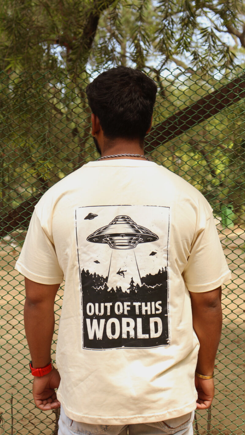 Ultra Premium Off-White Back Print Oversized T-shirt - Image 2