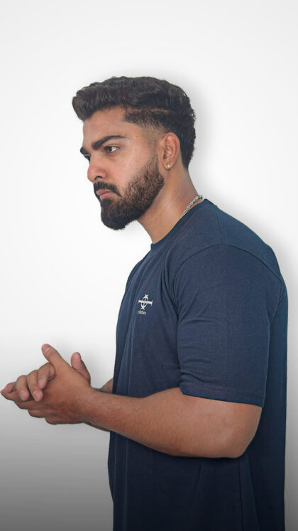 Dark Blue Regular Fit T-Shirt